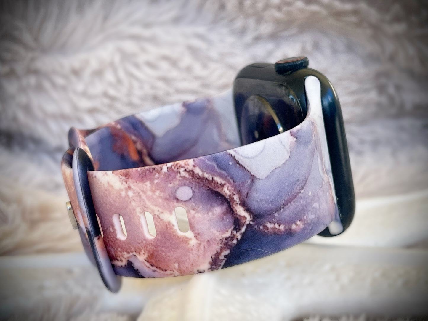 Cacha Silicone Design Band - Rose Marble