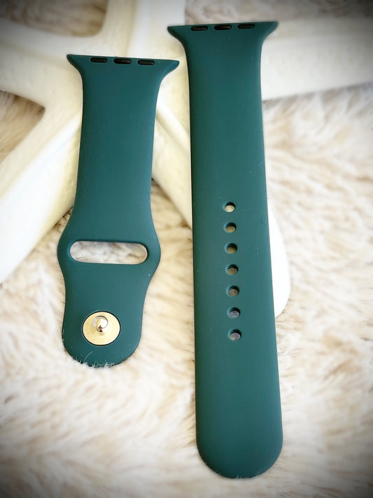 Cacha Silicone Band - Forest Green