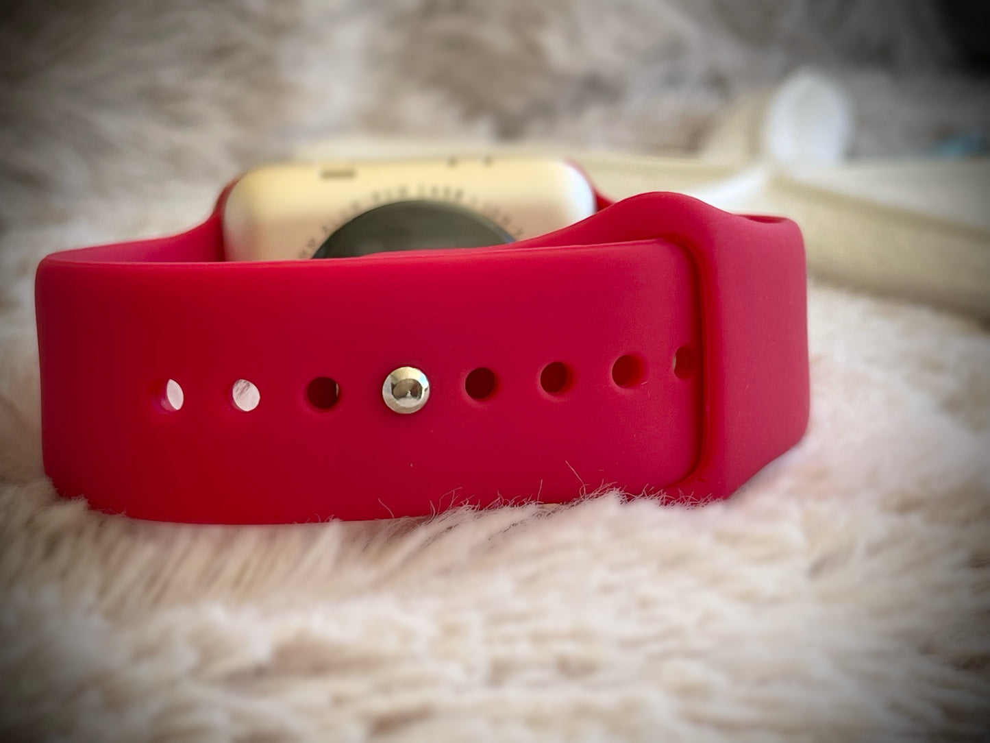 Cacha Silicone Band - Red