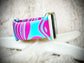 Cacha Silicone Design Band - Psychedelic Blue/Pink