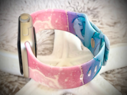 Cacha Silicone Design Band - Ombre Marble